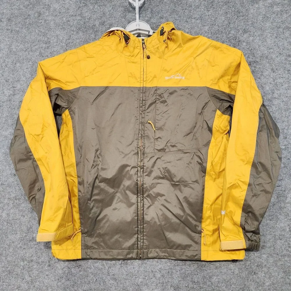 Eddie Bauer Mens M Medium‎ Weatheredge Shell Softshell Hooded Waterproof Jacket